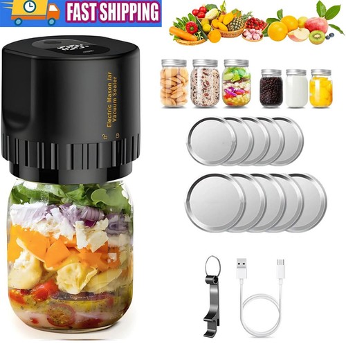 Electric mason jar vacuum - jar,
